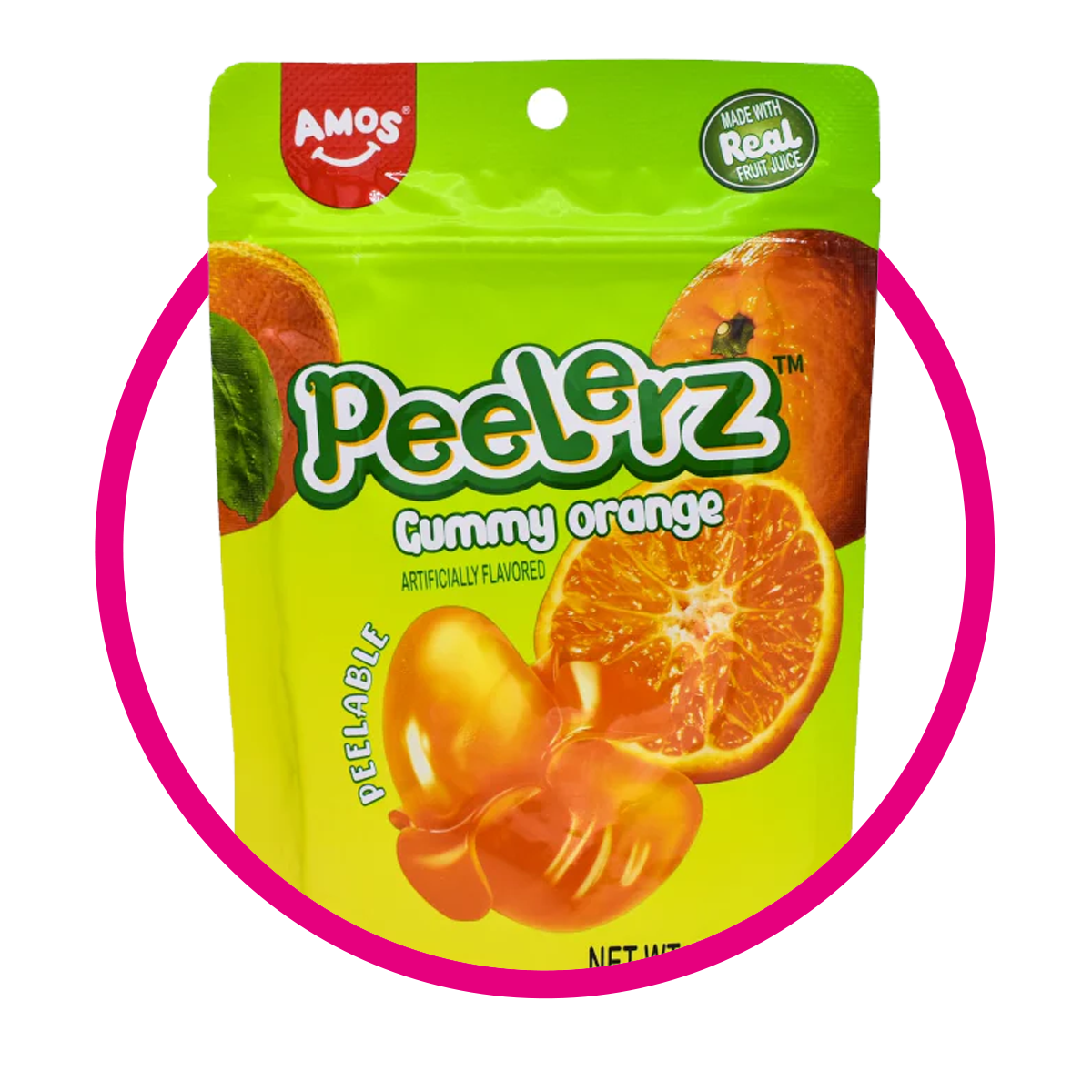 AMOS PEELERZ ORANGE GUMMY BOLSA 170GR&