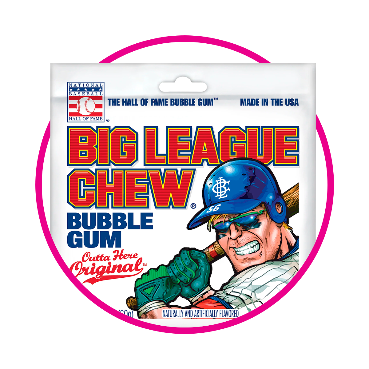 BIG LEAGUE ORIGINAL BUBBLE GUM BOLSA 60G $%M