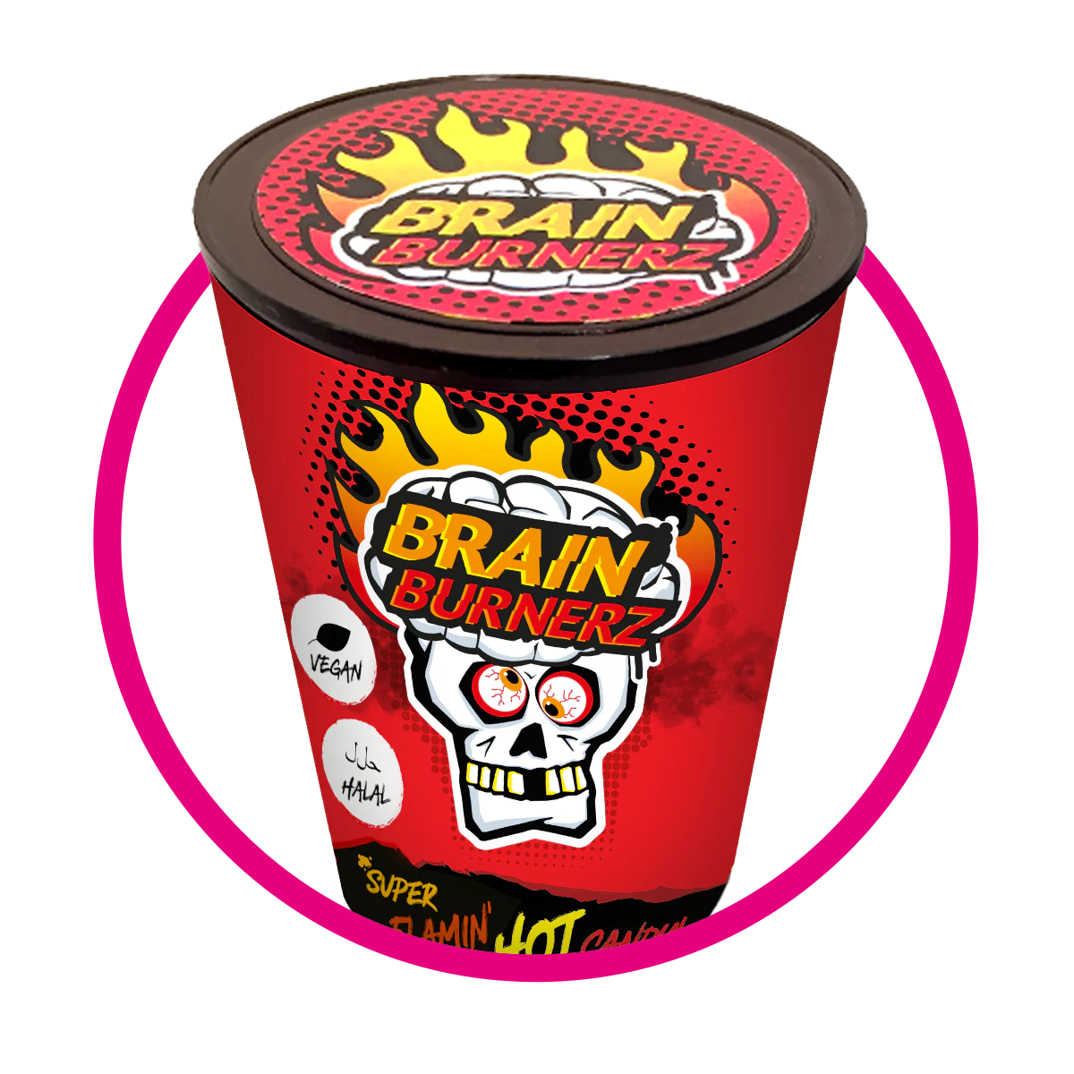 BRAIN BURNERZ HARD CANDY BOTE 48G