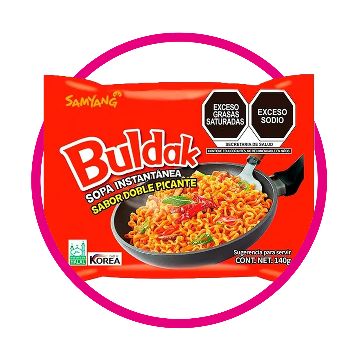 SAMYANG BULDAK 2X SPICY PASTE BOLSA 140G $%M