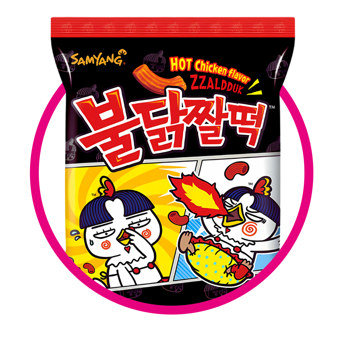 SAMYANG BULDAK HOT SPICY ZZALDUK SNACK BOLSA