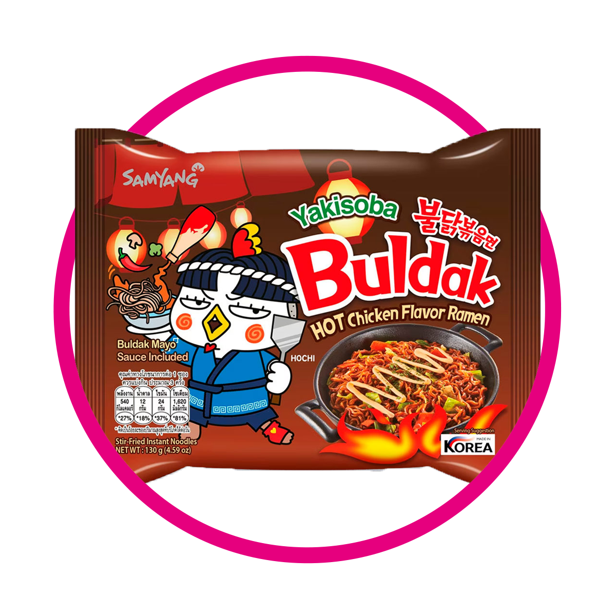 SAMYANG BULDAK YAKISOBA PASTE BOLSA 130G