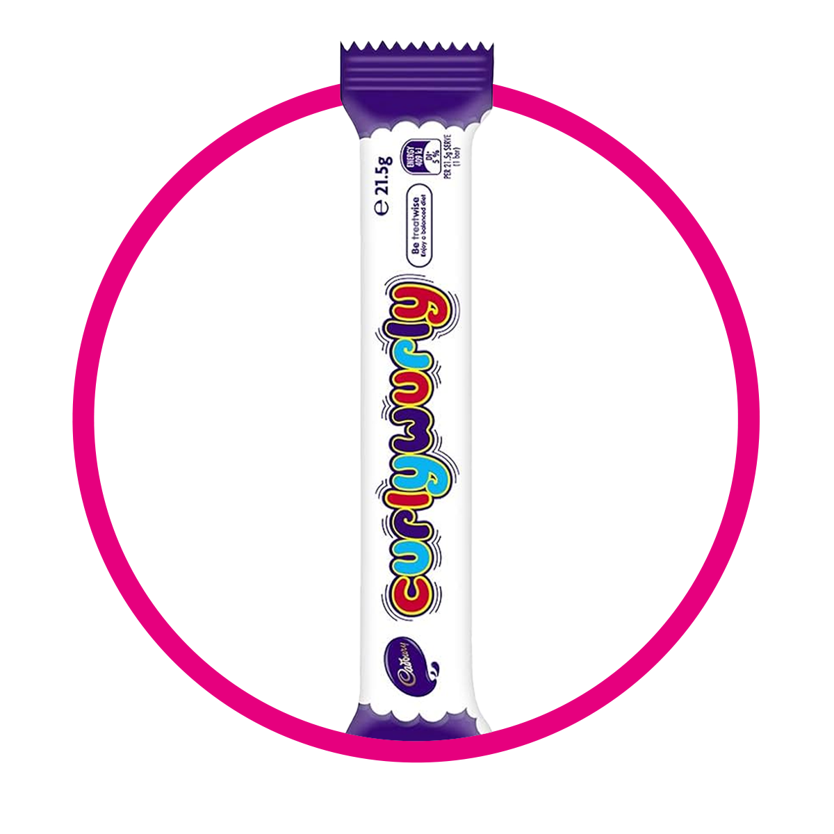 CADBURY CURLYWURLY BARRA 21.5G