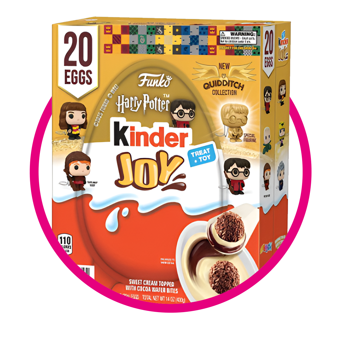 CAJA DE KINDER HARRY POTTER 20 PZS Bundle