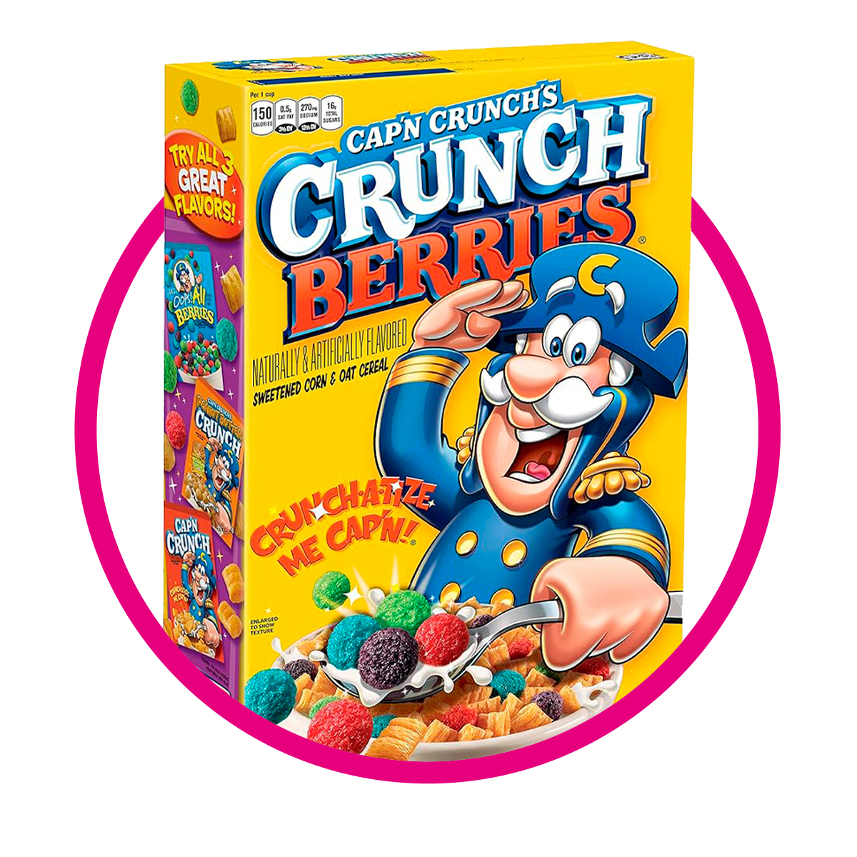 CAPN CRUNCH BERRIES CEREALS CAJA 334GR