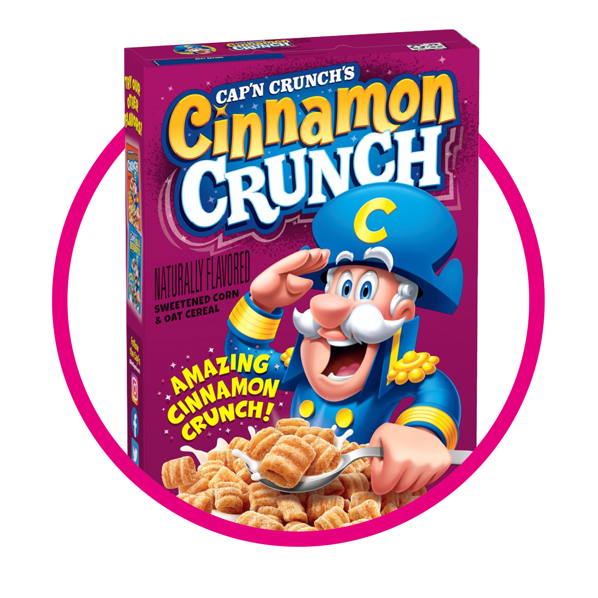 CAP CRUNCH CINNAMON CEREALS CAJA 319GR