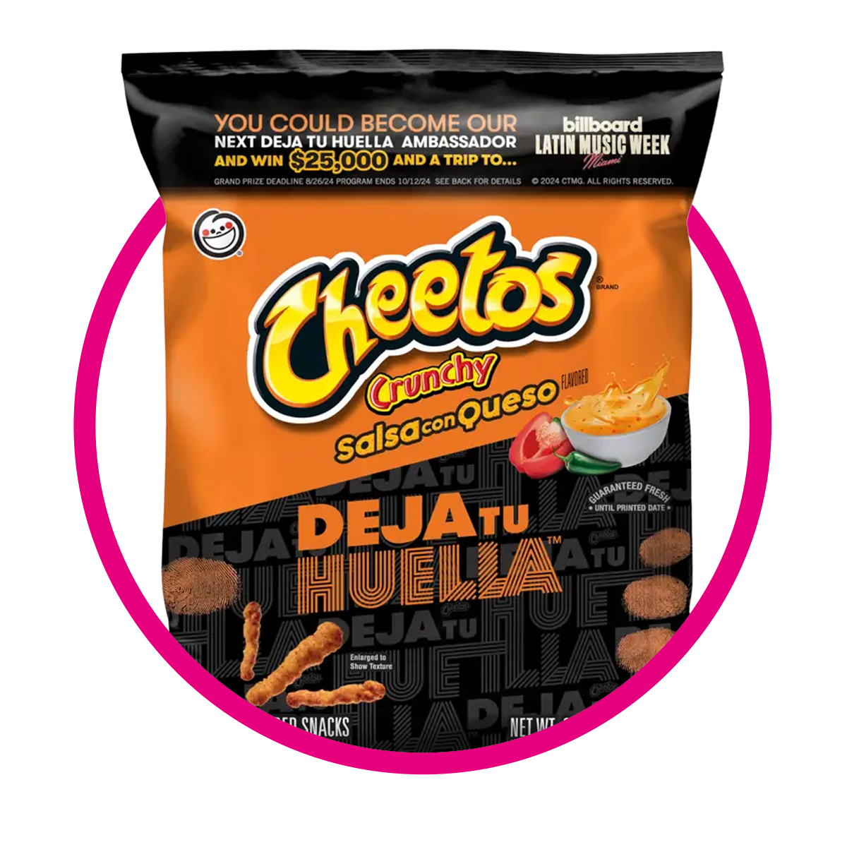 CHEETOS CRUNCHY SALSA CON QUESO SNACKS BOLSA 240.9G $%M