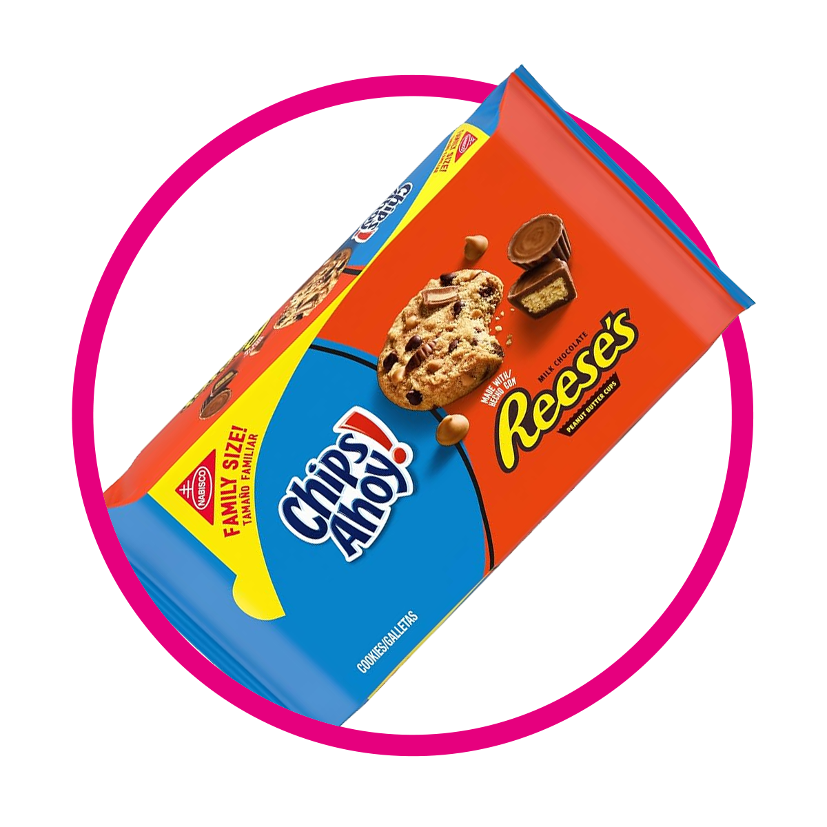 CHIPS AHOY CRUNCHY REESES COOKIE CAJA 403GR.