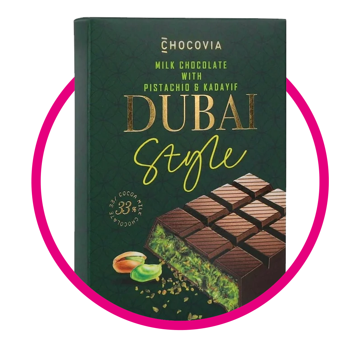 CHOCOVIA DUBAI STYLE CHOCOLATE CAJA 100GR