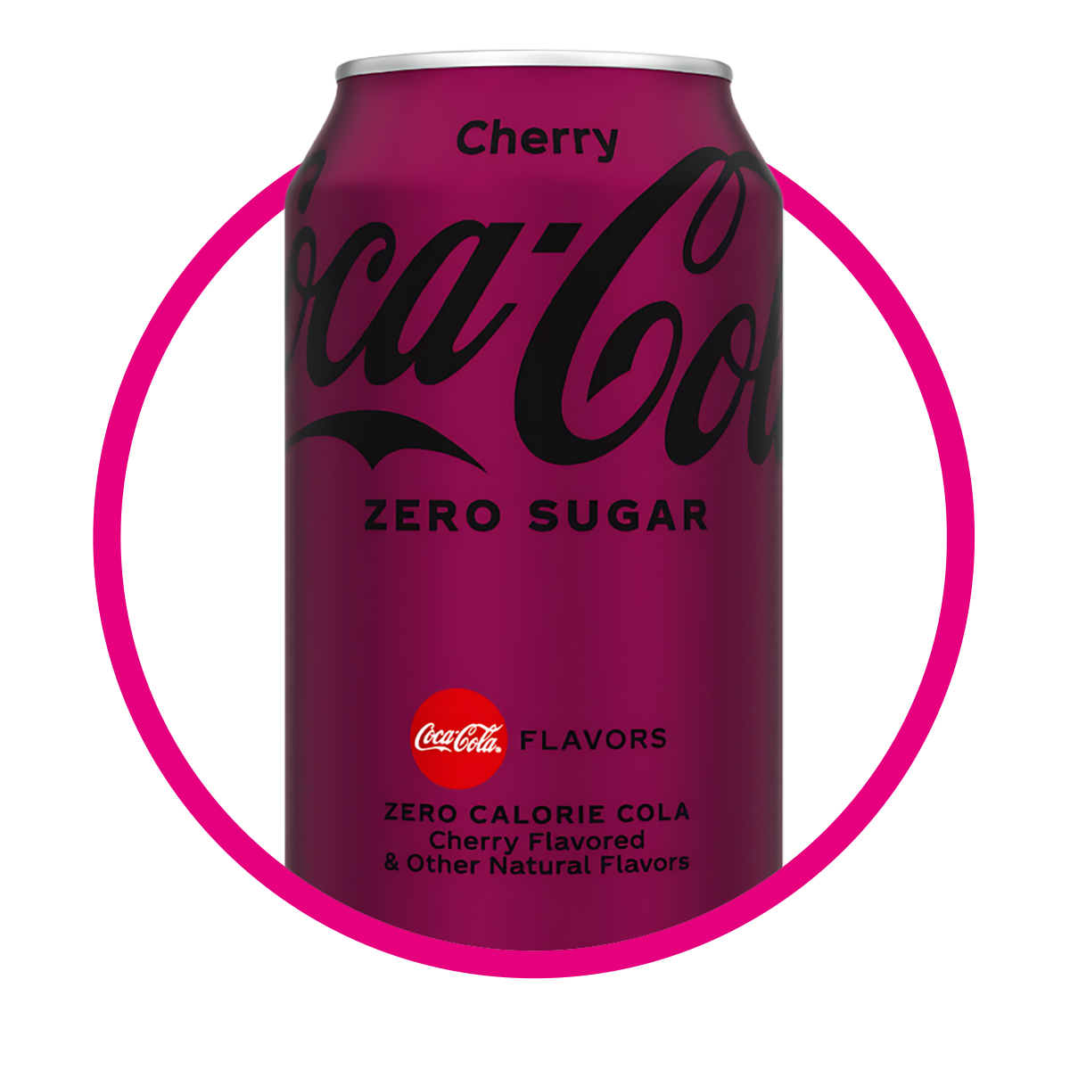 COCA COLA CHERRY ZERO SUGAR SODA 355ML