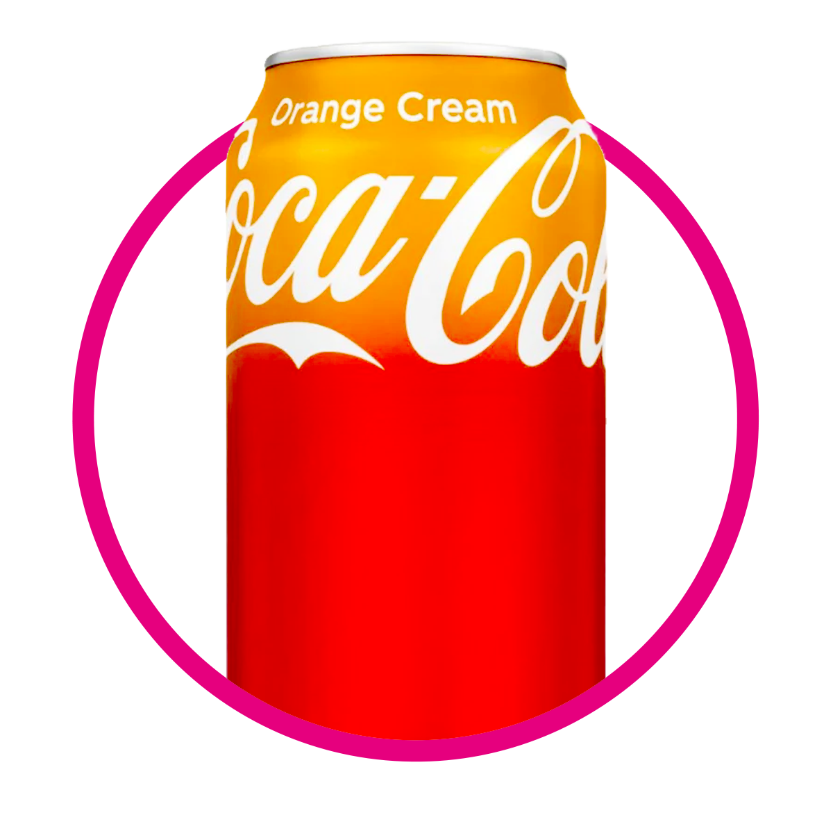 COCA COLA ORANGE SODA LATA 355 ML $