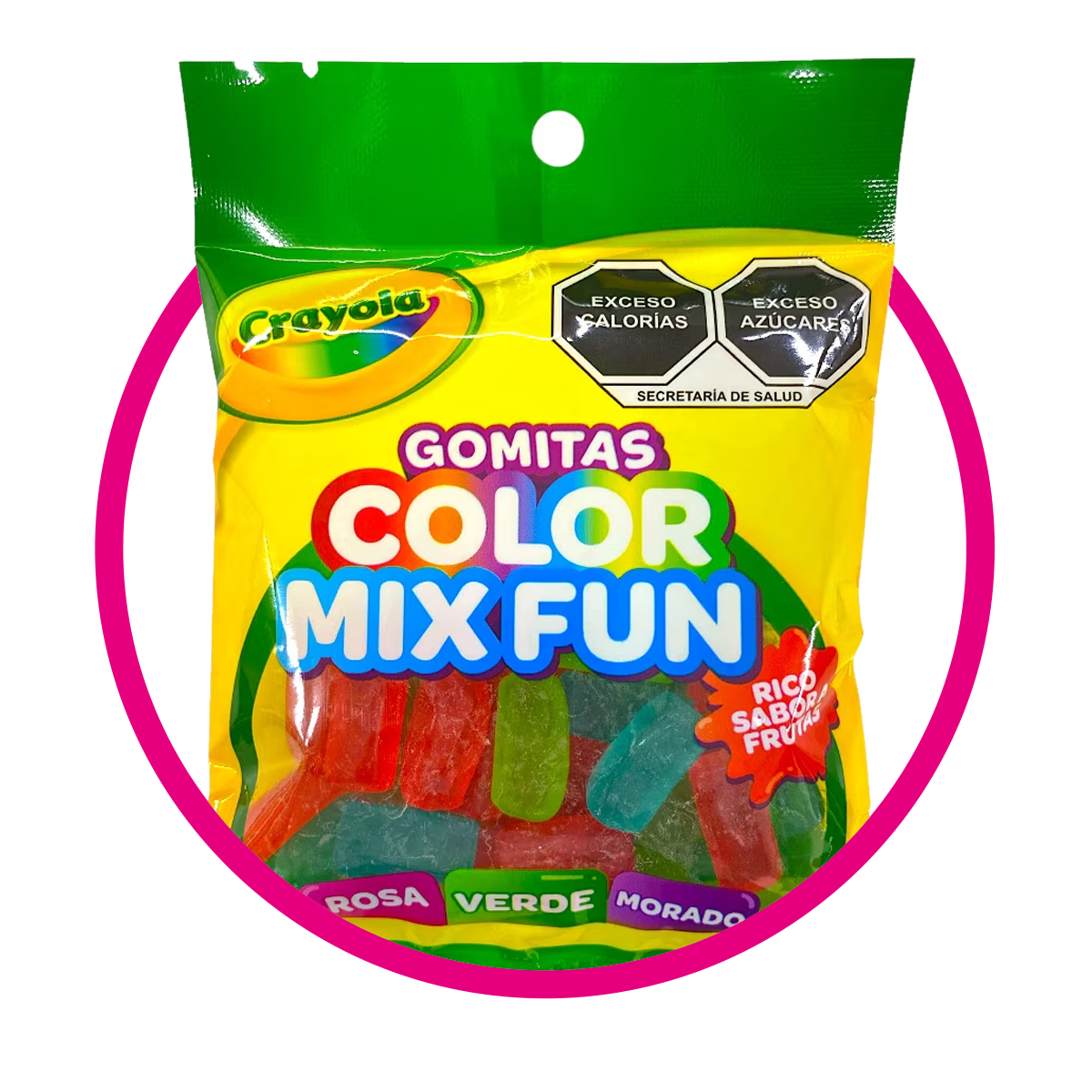 CRAYOLA YUMMY COLORS GUMMY BOLSA 80 GR