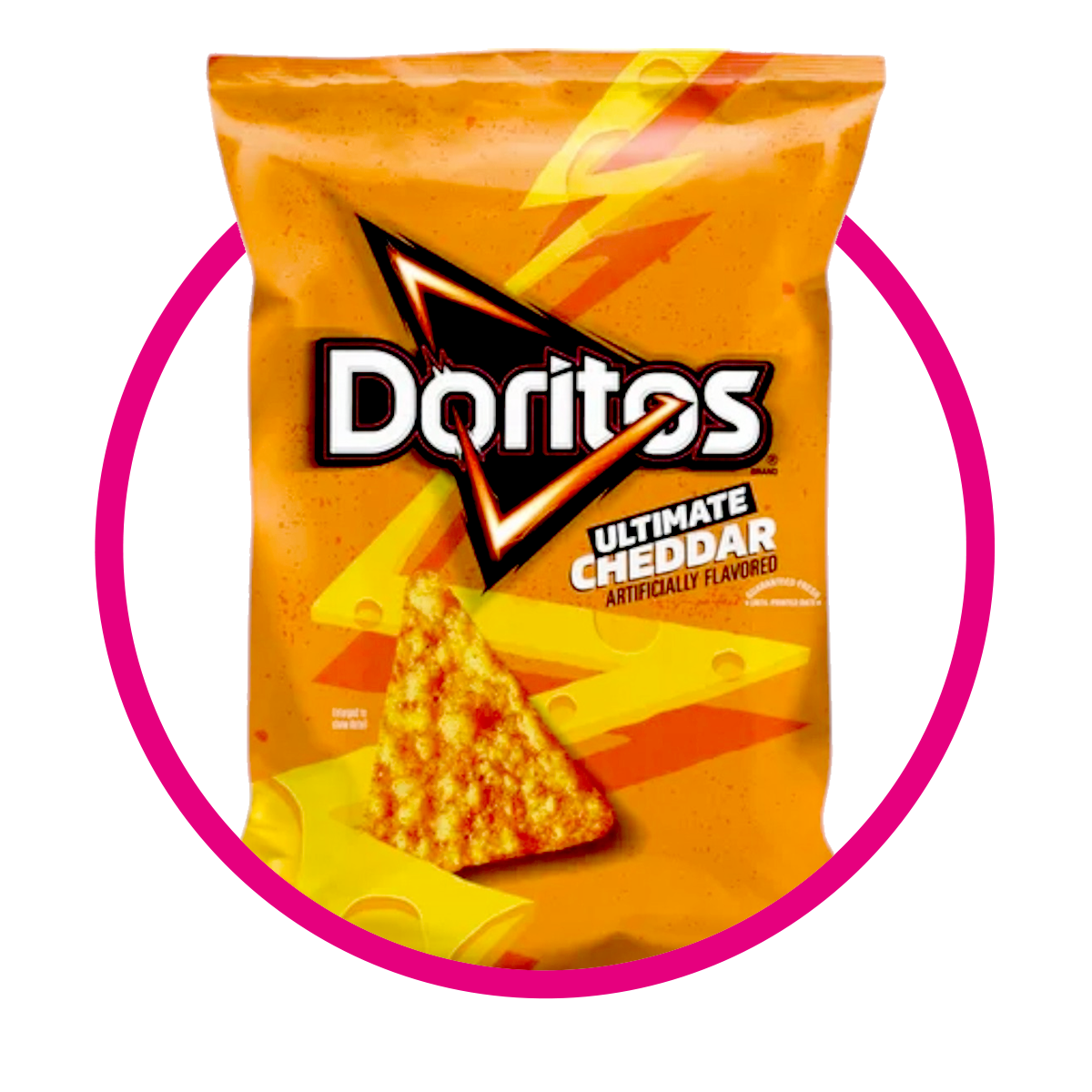 DORITOS ULTIMATE CHEDDAR SNACKS BOLSA 262.2&
