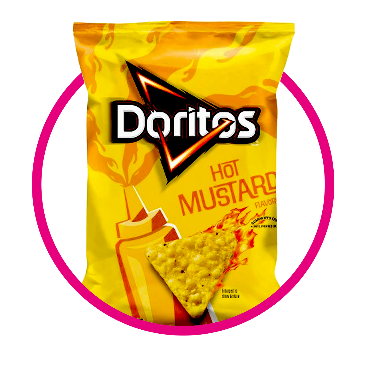 DORITOS HOT MUSTARD SNACKS BOLSA 262.2GR