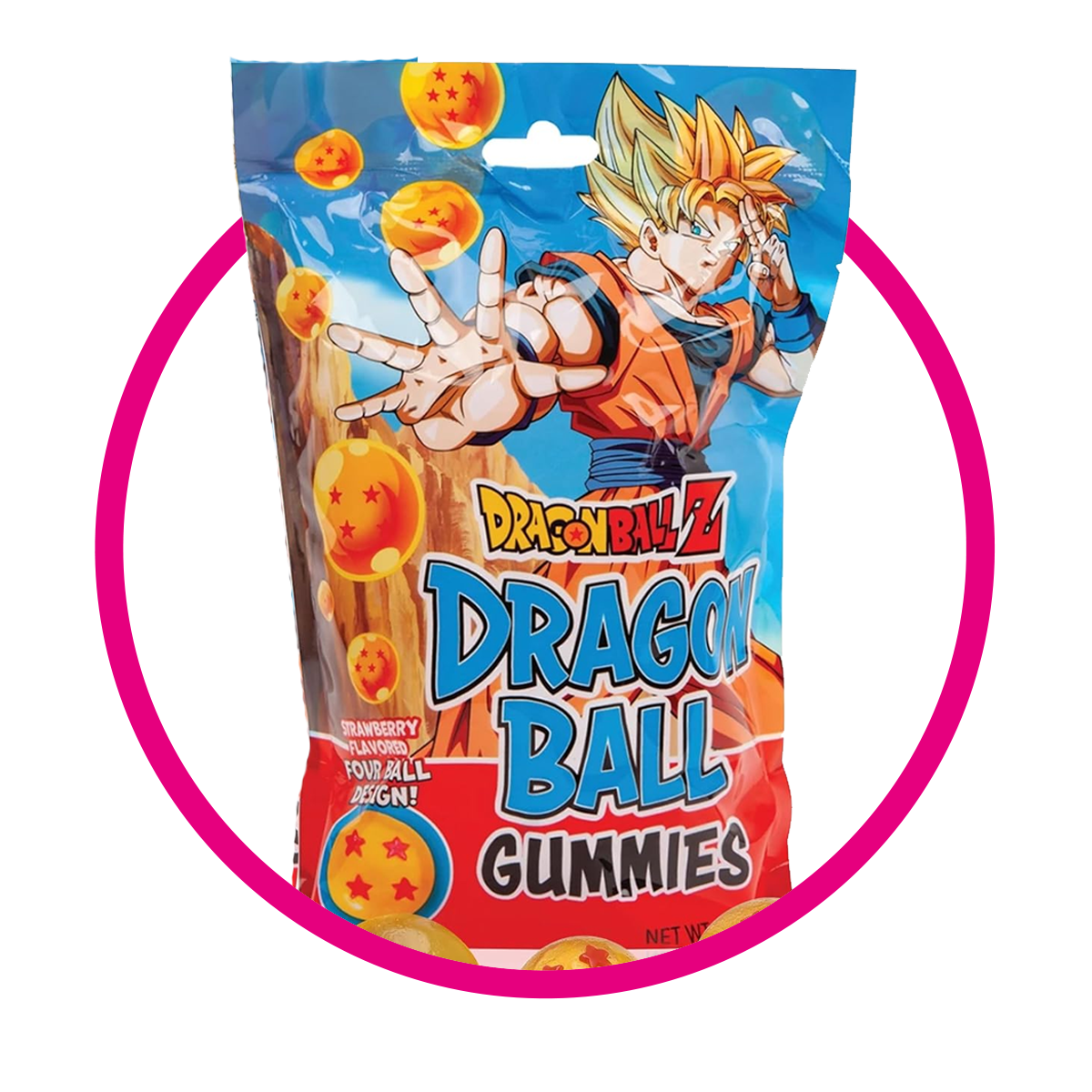 BOSTON AMERICA DRAGON BALL GUMMY BOLSA 223GR $%M