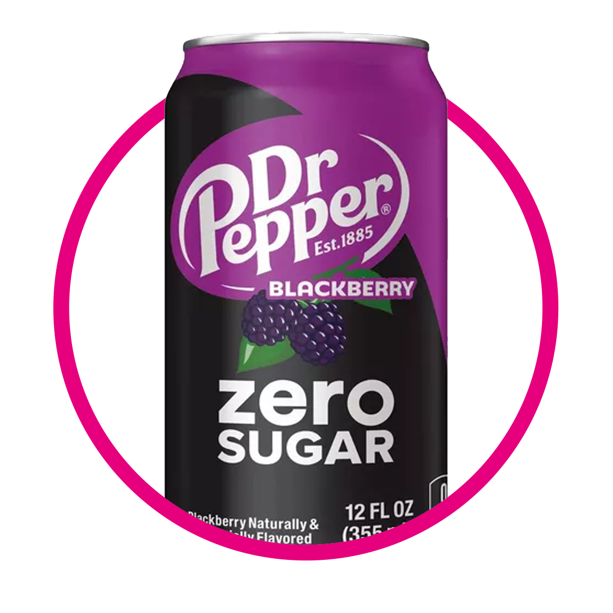 DR PEPPER BLACK BERRY ZERO SUGAR 355 ML