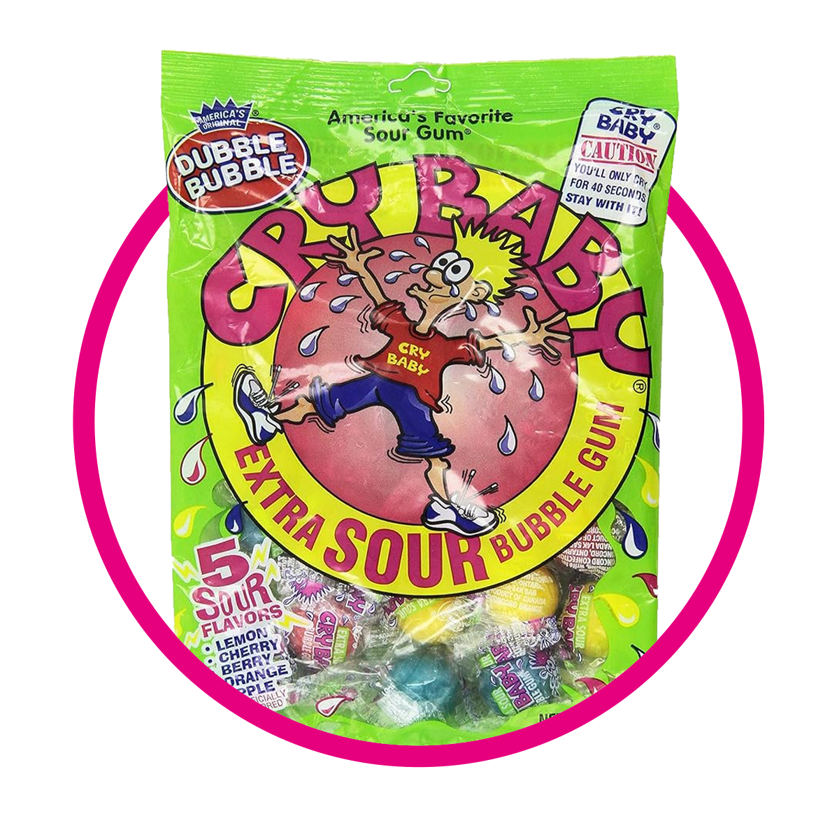 DUBBLE BUBBLE CRY BABY BOLSA 113 GR