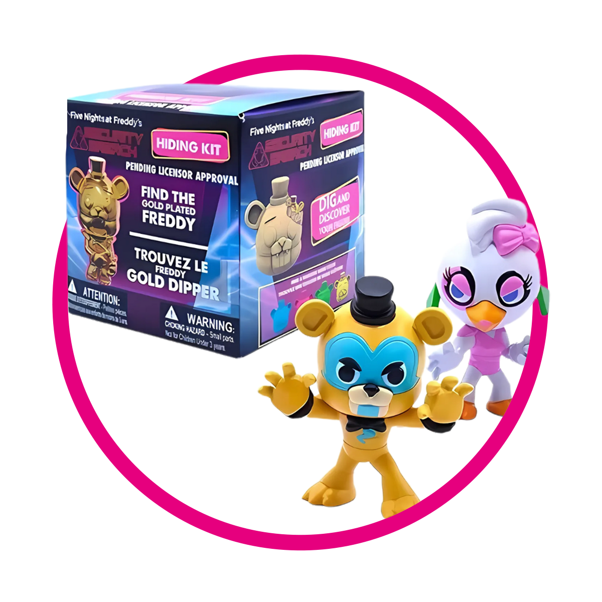 FIVE NIGTHS AT FREDDYS HIDING DIG KIT COLLECTABLE PIEZA