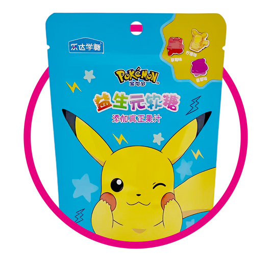 POKEMON MIX BLUE GUMMY BOLSA 75GR $%M