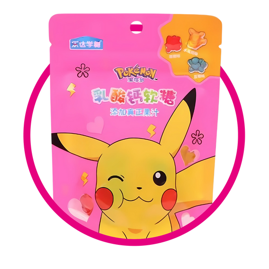 POKEMON MIX PINK GUMMY BOLSA 75GR $%M