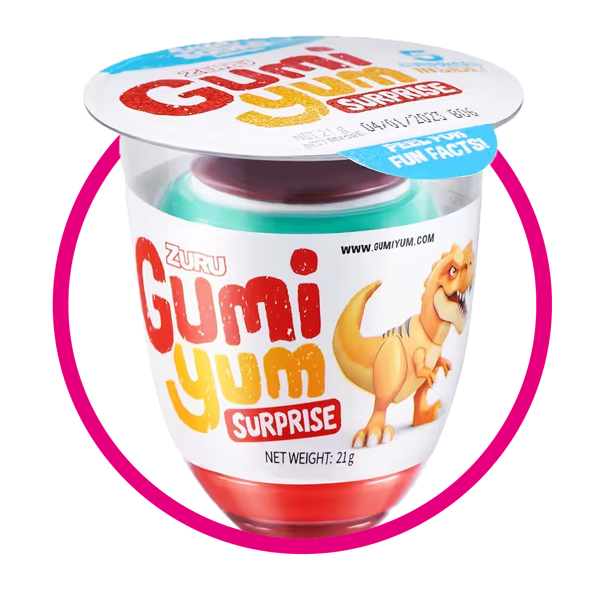 ZURU GUMI YUM SURPRISE MMINI CITY GUMMY PIEZA 21G