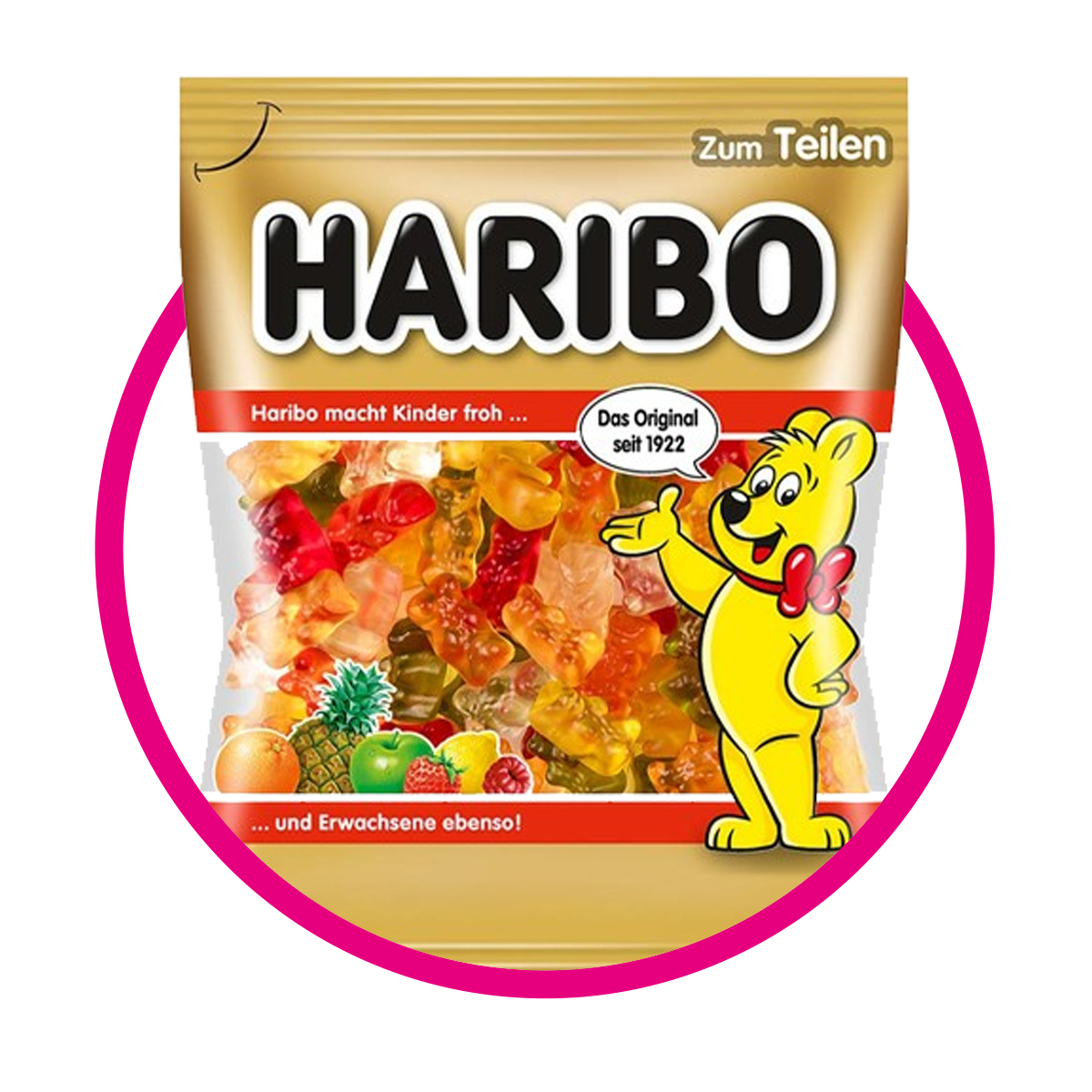 HARIBO GOLDBAREN GUMMY BOLSA 175GR