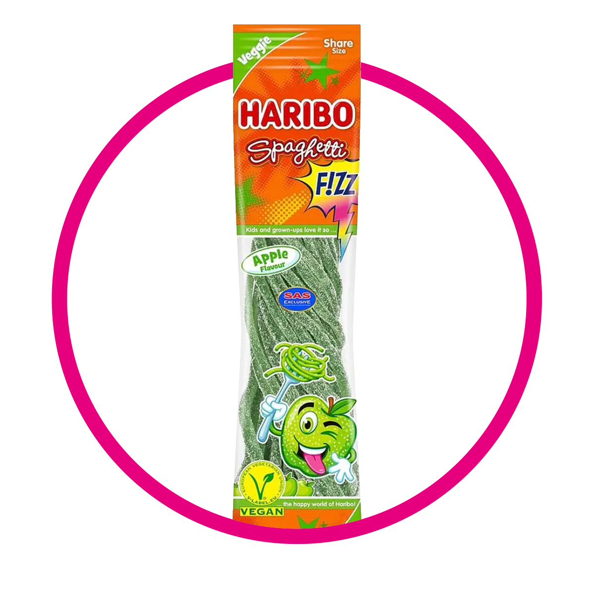 HARIBO SPAGHETTI GUMMY BOLSA 200G&