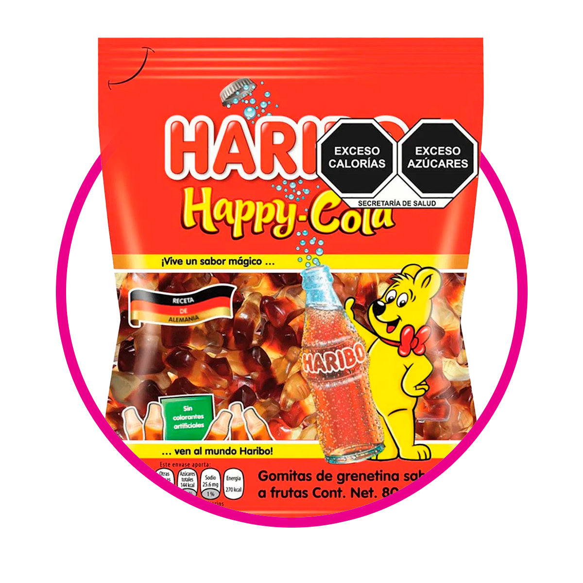 HARIBO HAPPY COLA GUMMY BOLSA 160G