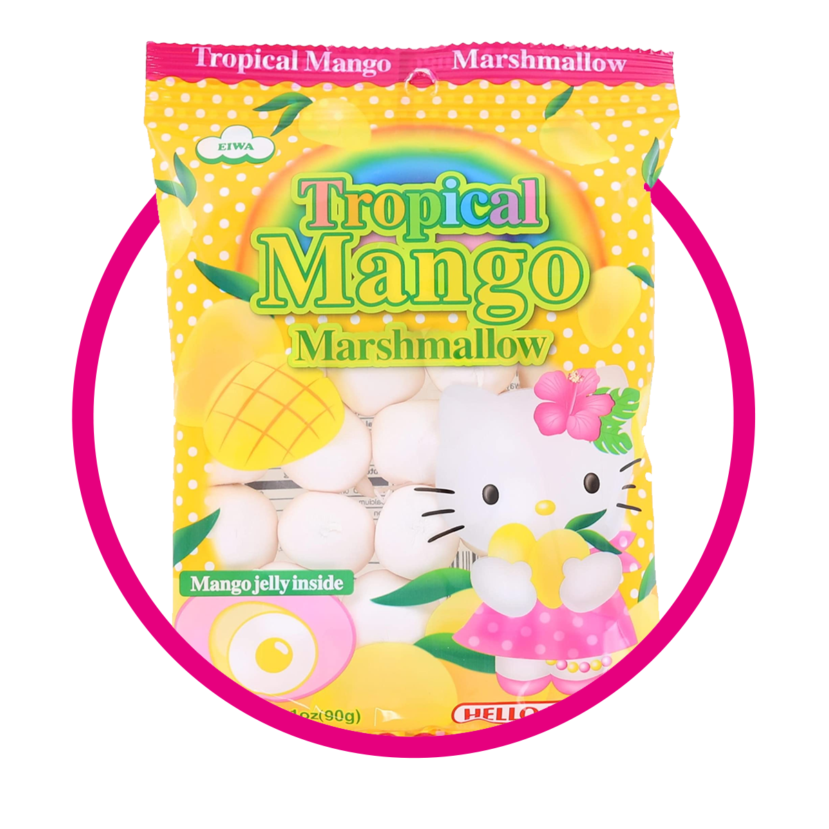 HELLO KITTY MARSHMALLOWS MANGO BOLSA 90G