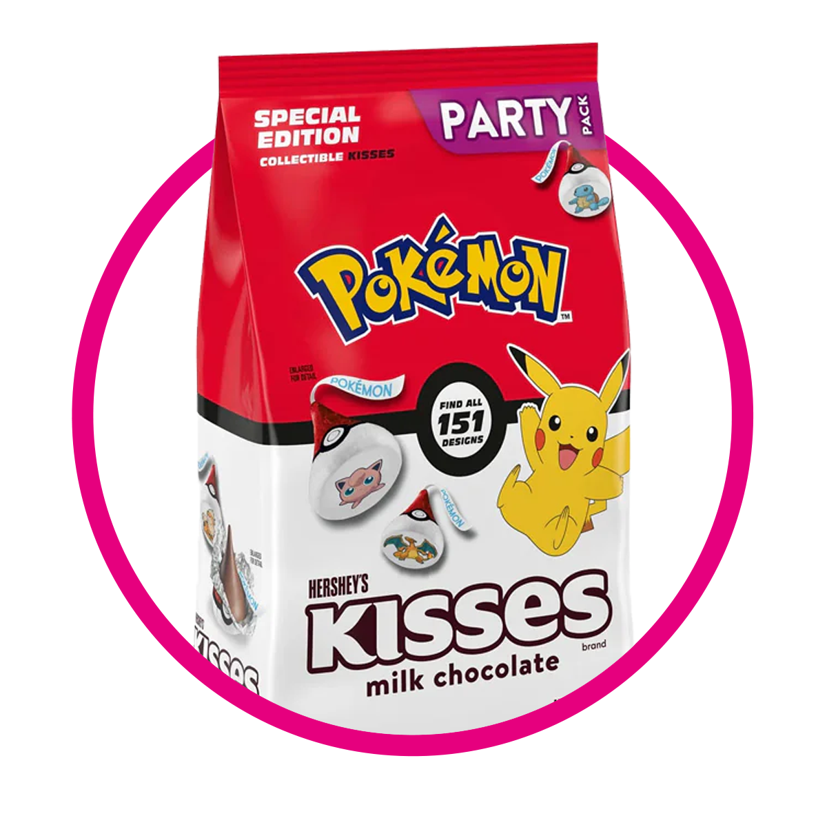 HERSHEYS KISSES POKEMON CHOCOLATE BOLSA 966GR