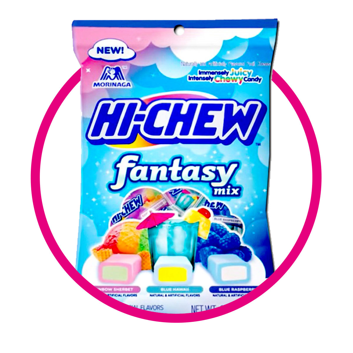 HI-CHEW FANTASY MIX SOFT CANDY BOLSA 85GR&