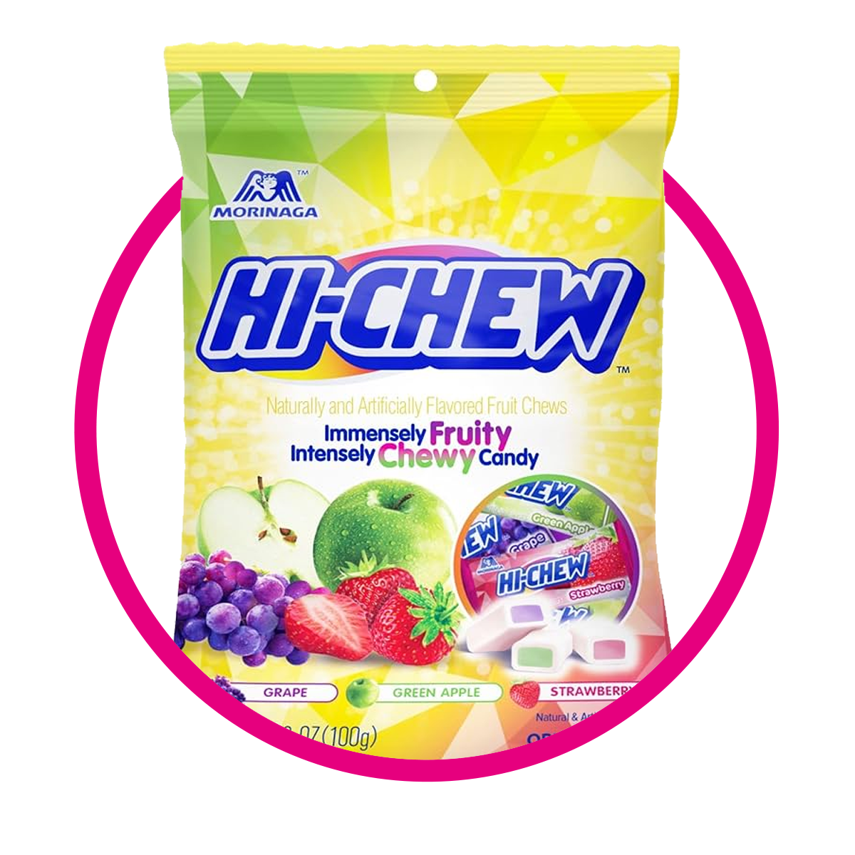 HI-CHEW ORIGINAL MIX SOFT CANDY BOLSA 100GR&