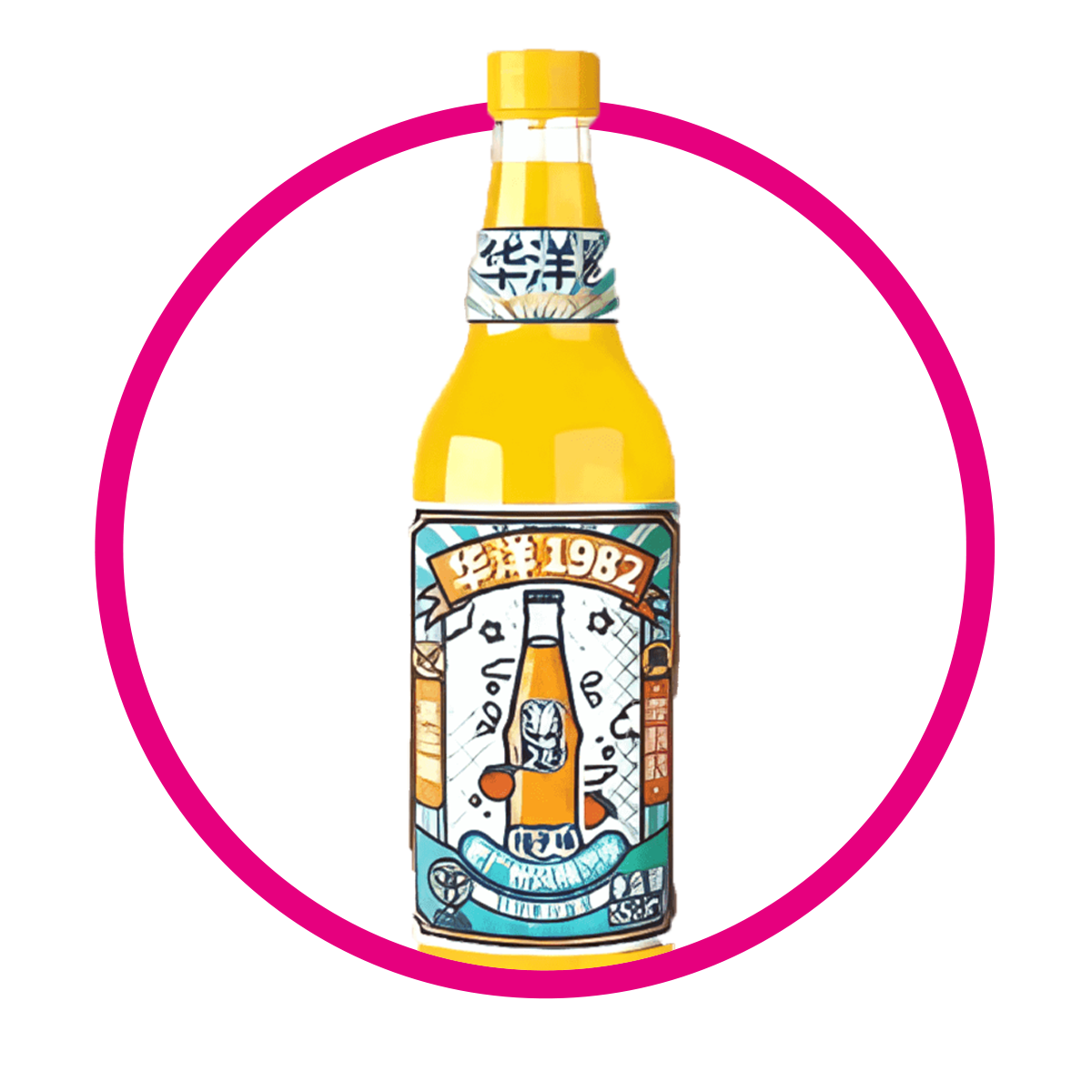 HUAYANG SODA MANDARINA BOTELLA 358 ML