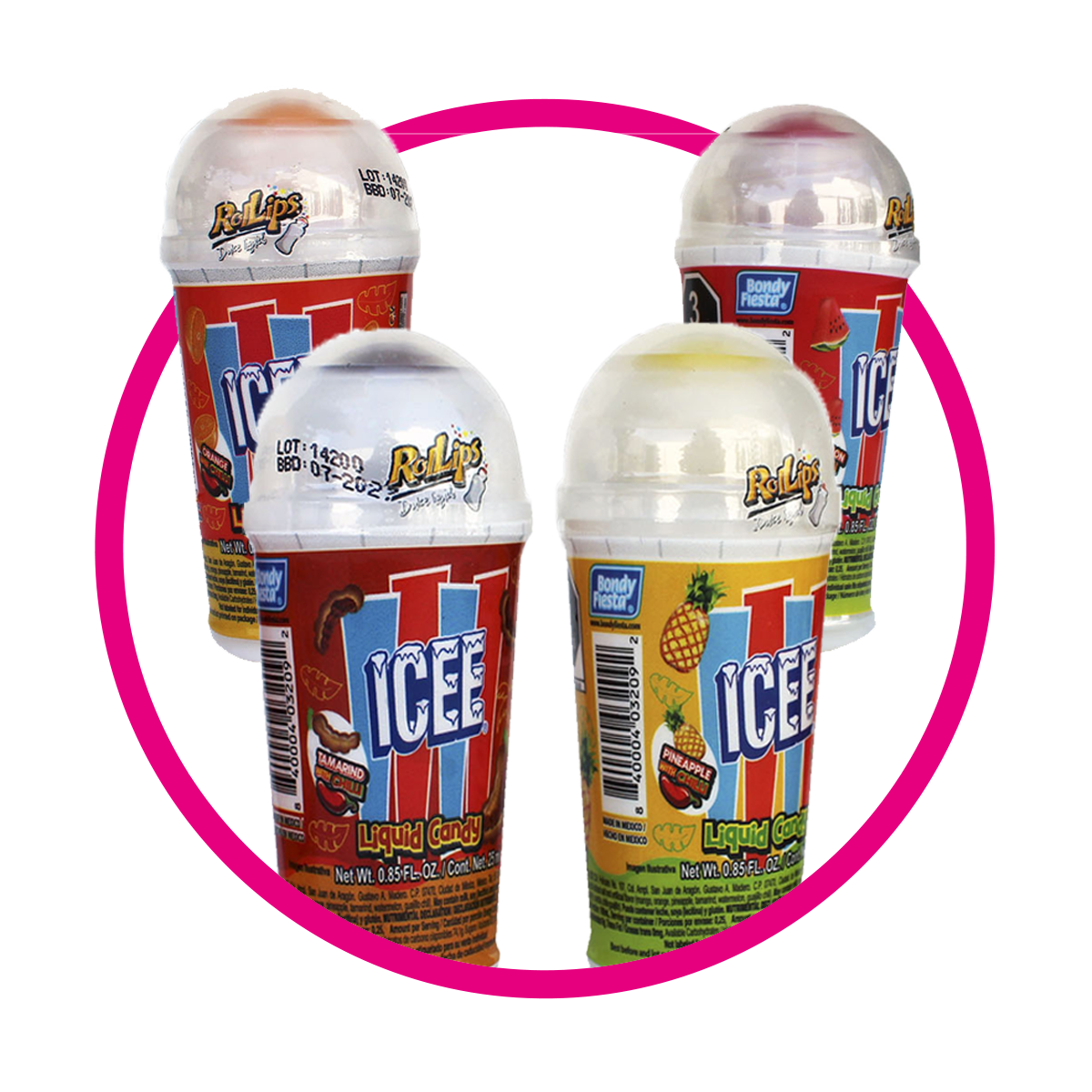 ICEE ROLL SPICY LIQUID CANDY BOTE 25ML