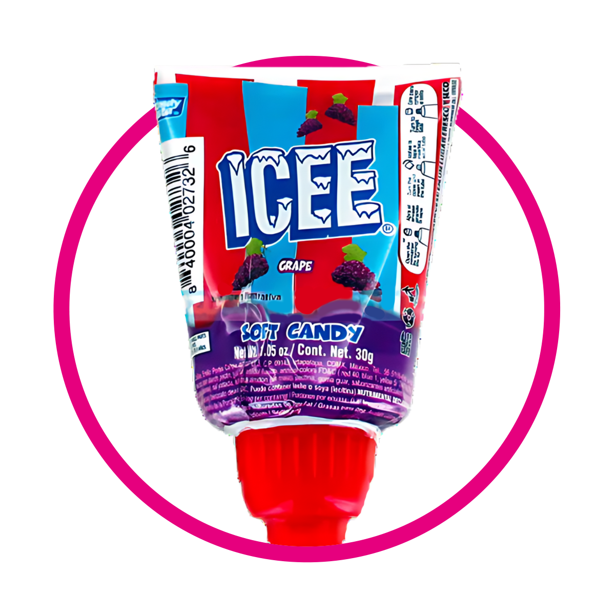 ICEE SOFT PASTA MIX LIQUID CANDY PIEZA 30G