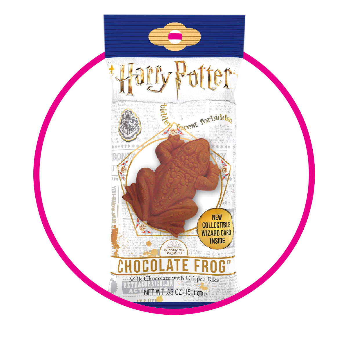 JELLY BELLY HARRY POTTER FROG CHOCOLATE BOLSA 15G$
