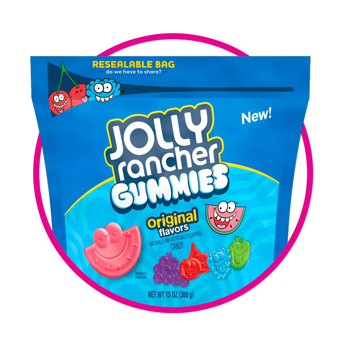 JOLLY RANCHER ORIGINALES GUMMY BOLSA 396G