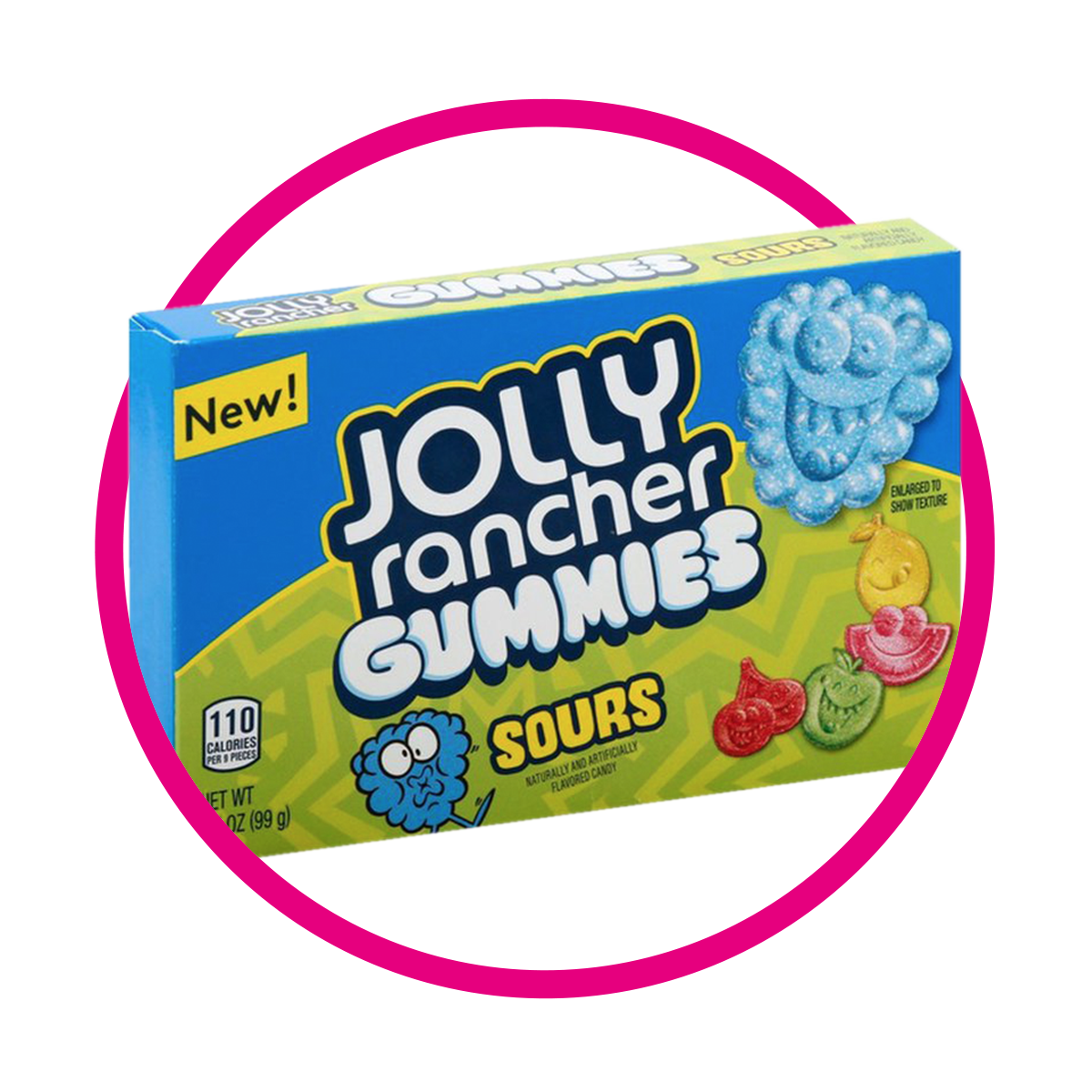 JOLLY RANCHER SOUR GUMMY CAJA 99GR