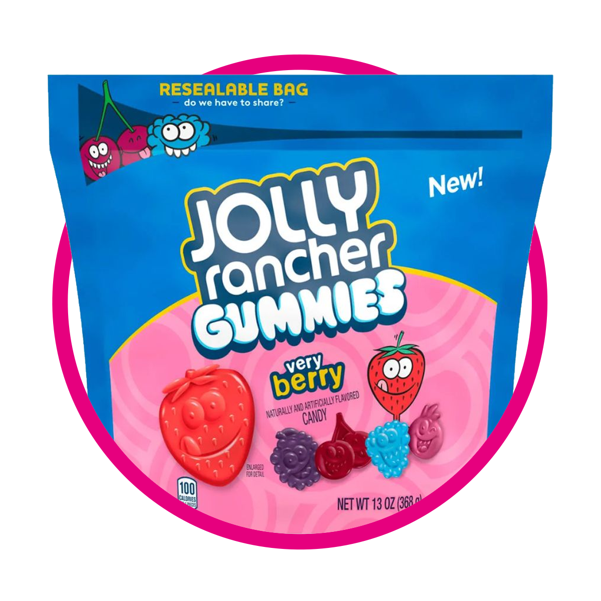 JOLLY RANCHER VERY BERRY GUMMY BOLSA 368GR