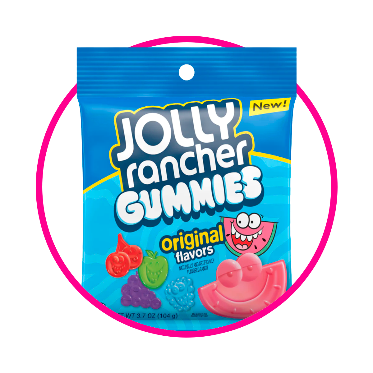 JOLLY RANCHER ORIGINAL GUMMY BOLSA 104G