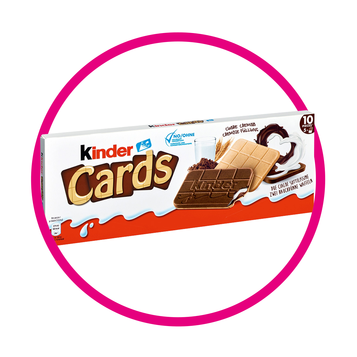 KINDER CARDS COOKIE CAJA 1258GR