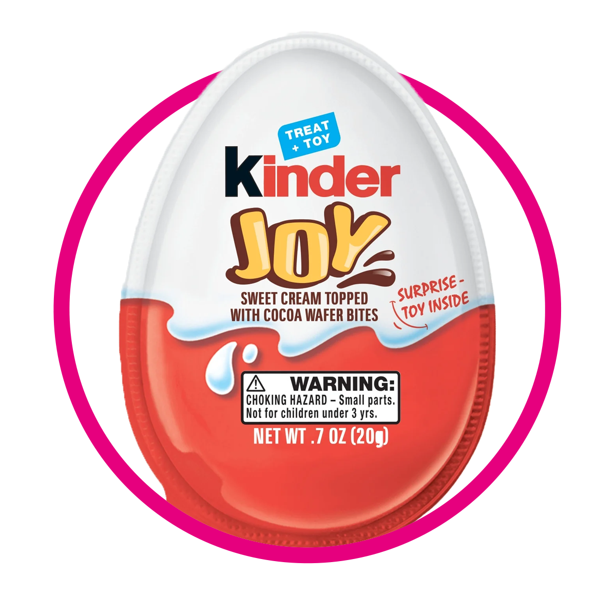 KINDER JOY HUEVO CHOCOLATE PIEZA 20G