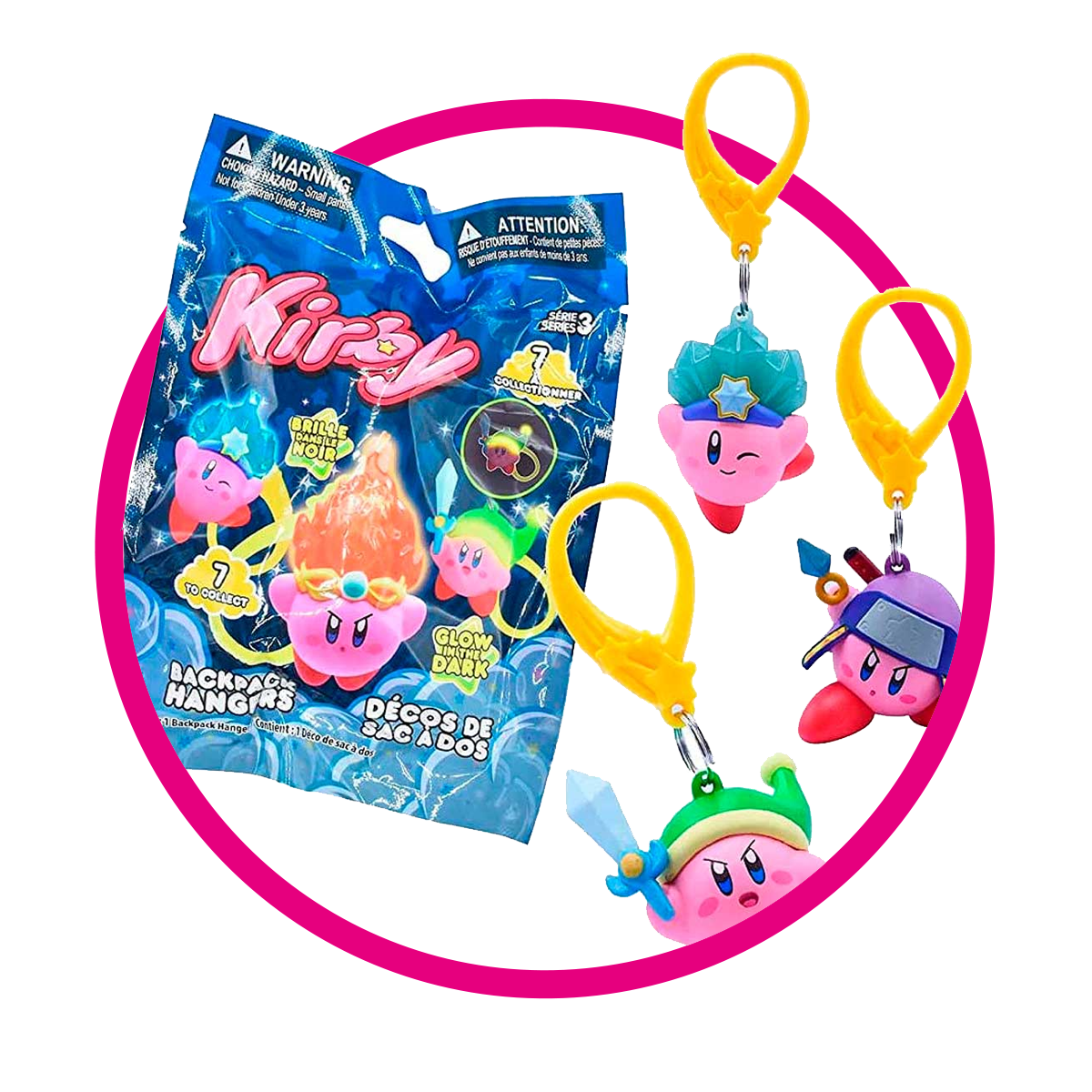 KIRBY HANGER BACKPACK COLLECTABLE PIEZA