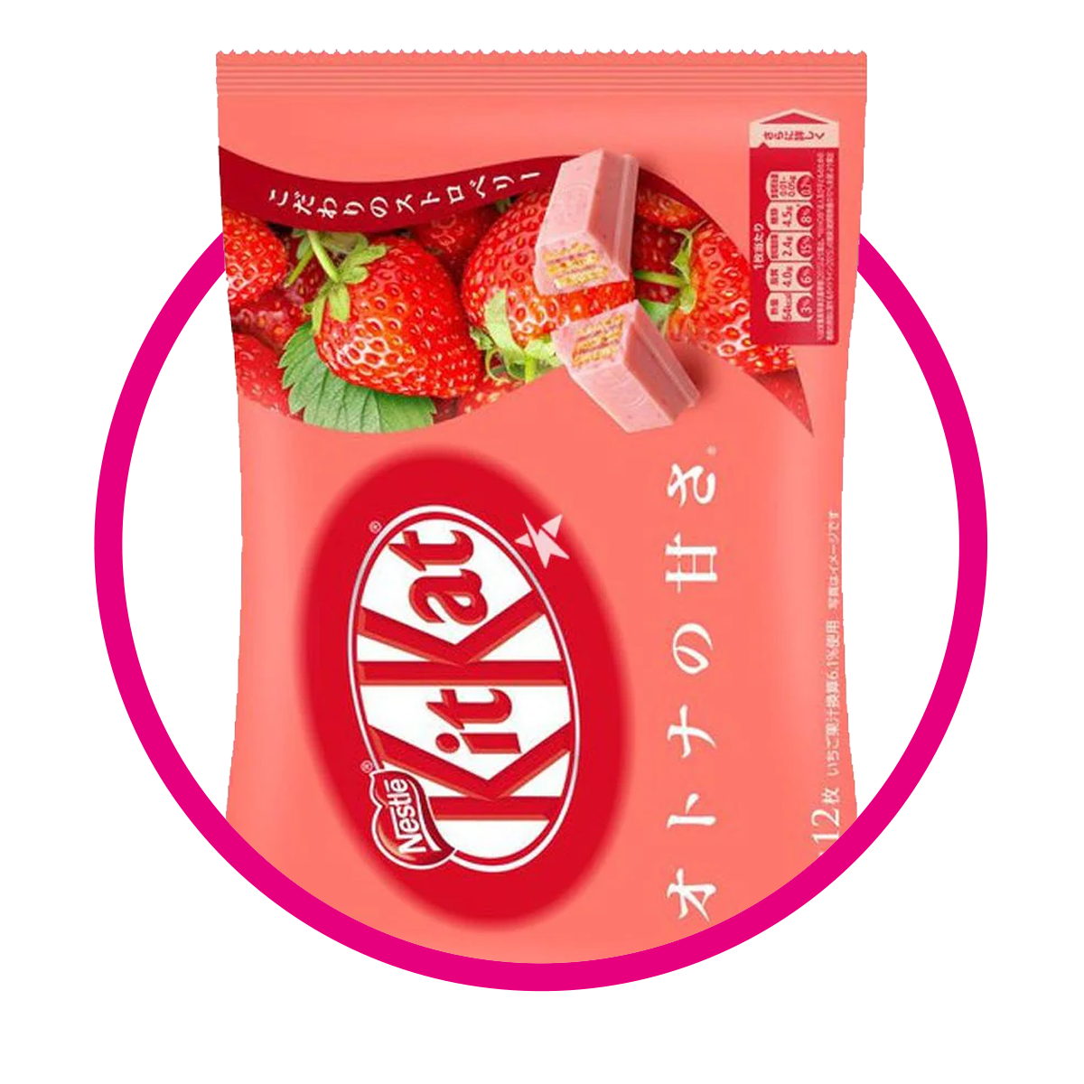 NESTLE KIT KAT STRAWBERRY CHOCOLATE 196GR