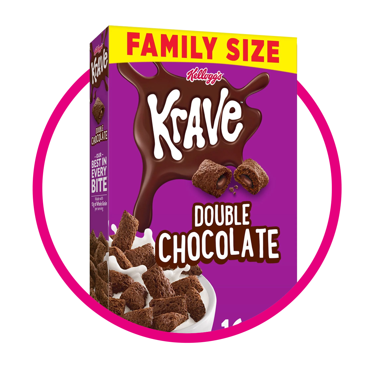 KELLOGGS KRAVE BROWNIE CEREALS CAJA 459G&