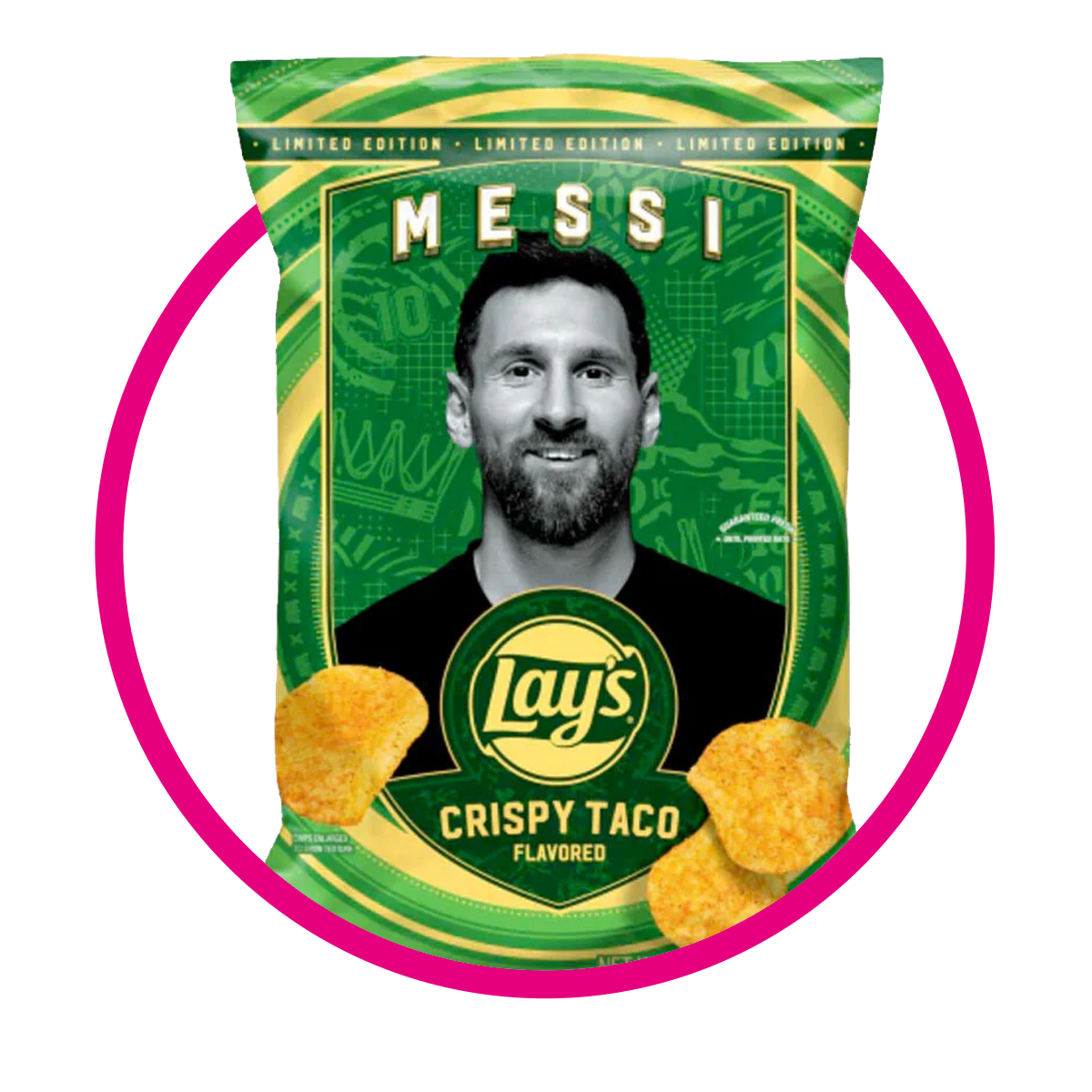 LAYS MESSI CRISPY TACO BOLSA 213.7G