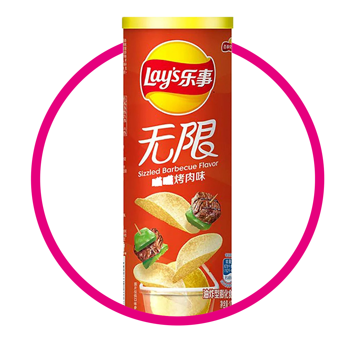 LAY´S CHINAS SIZZED BBQ SNACKS LATA 90GR