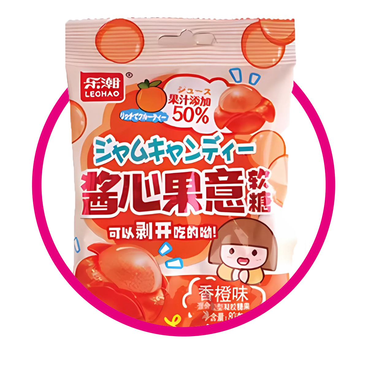 LECHAO PEACH GUMMY BOLSA 80GR