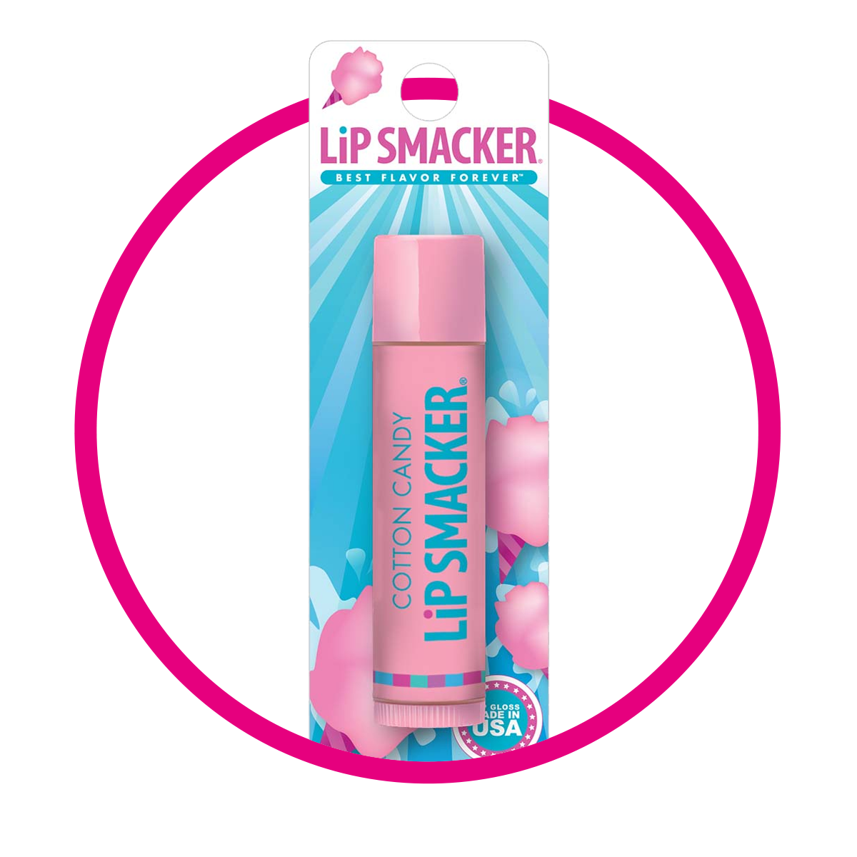 LIP SMAKER COTTON CANDY BEAUTY PIEZA 4GR