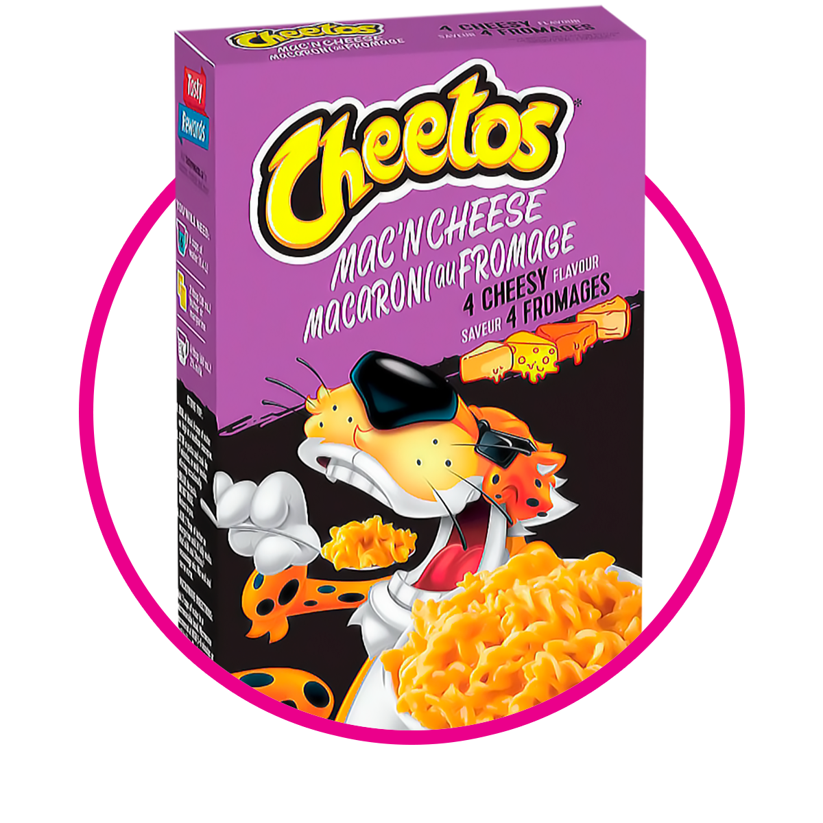 MACN CHEESE CHEETOS FOUR CHEESY PASTE CAJA 170G $%M